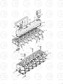 110 CYLINDER HEAD SOLAR 130-III    , Doosan