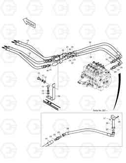 1230 MAIN PIPING(2) SOLAR 130-III    , Doosan