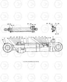 6290 ARM CYLINDER SOLAR 130-III    , Doosan