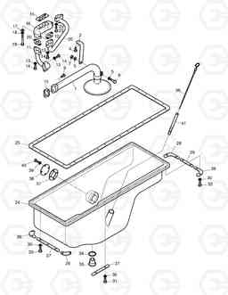 009 OIL PIPE(IN OIL PAN) SOLAR 200W-3, Doosan