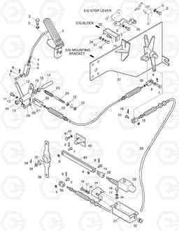 1210 ENGINE CONTROL LEVER SOLAR 200W-3, Doosan