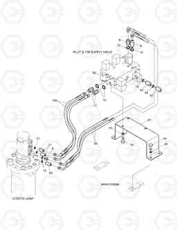 1420 PILOT PIPING(11) SOLAR 200W-3, Doosan