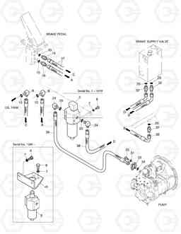 1440 BRAKE PIPING(1) SOLAR 200W-3, Doosan