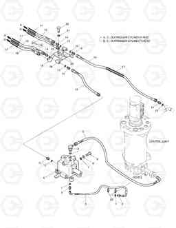 2270 OUTRIGGER PIPING-FRONT SOLAR 200W-3, Doosan