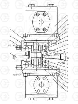 7200 GEAR PUMP ASS'Y SOLAR 200W-3, Doosan