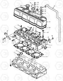 015 CYLINDER HEAD AND COVER SOLAR 70-III, Doosan