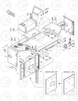 1270 COVER ASS'Y SOLAR 70-III, Doosan