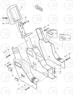 1380 INSTRUMENT PANEL COVER SOLAR 70-III, Doosan