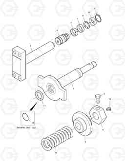2131 TRACK SPRING SOLAR 70-III, Doosan