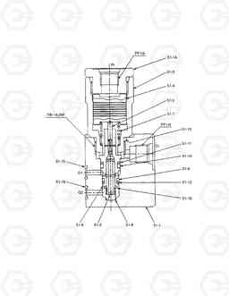 6350 CONTROL VALVE(7) SOLAR 70-III, Doosan