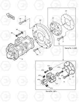 1180 PUMP MOUNTING SOLAR 330-III      , Doosan