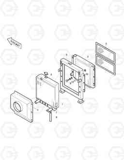 1120 RADIATOR SOLAR 450-III, Doosan