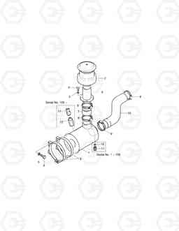 1130 AIR CLEANER ASS'Y SOLAR 450-III, Doosan