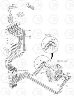 1320 PILOT PIPING(5) SOLAR 450-III, Doosan