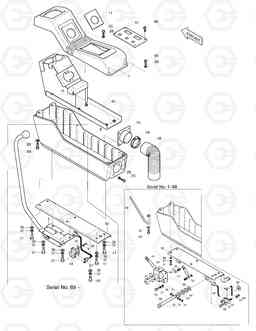 1360 CONTROL STAND-L.H SOLAR 450-III, Doosan