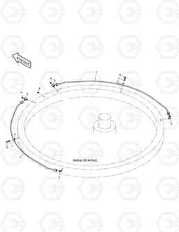 1571 LUBRICATION PIPING SOLAR 450-III, Doosan