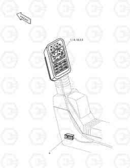 1580 ELECTRIC PARTS(1)-GAUGE PANEL ASS'Y SOLAR 450-III, Doosan