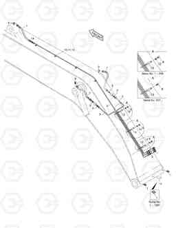 5150 FRONT LUBRICATION PIPING-9M SOLAR 450-III, Doosan