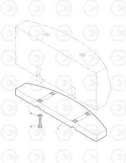 5200 COUNTER WEIGHT-ADDITIONAL SOLAR 450-III, Doosan