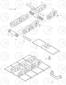 5382 TRACK SHOE ASS'Y-900G SOLAR 450-III, Doosan