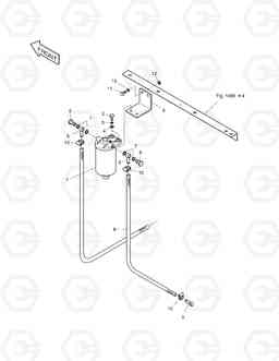 5660 DOUBLE FUEL FILTER SOLAR 450-III, Doosan