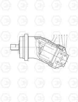 7220 HYDRAULIC MOTOR SOLAR 450-III, Doosan