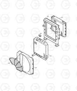 1145 RADIATOR SOLAR 170-III, Doosan