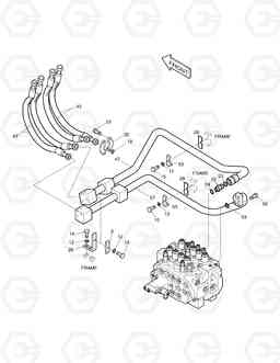 1230 MAIN PIPING(2)-BOOM SOLAR 170-III, Doosan