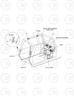 1660 ELECTRIC PARTS(5)-CABIN SOLAR 170-III, Doosan