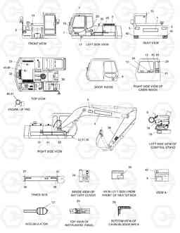 4130 NAME PLATE-EXPORT SOLAR 170-III, Doosan