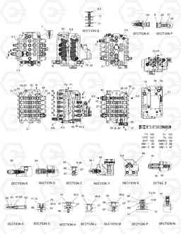 6171 CONTROL VALVE SOLAR 170-III, Doosan