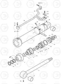 6280 BOOM CYLINDER(L.H)-LOCK VALVE SOLAR 170-III, Doosan