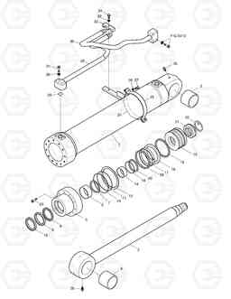 6290 BOOM CYLINDER(R.H)-LOCK VALVE SOLAR 170-III, Doosan