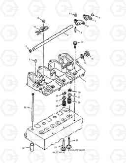 108 VALVE MECHANISM SOLAR 030PLUS, Doosan