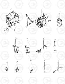 116 ELECTRIC PARTS SOLAR 030PLUS, Doosan