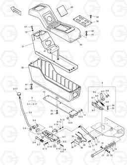 1373 CONTROL STAND(1)-L.H SOLAR 030PLUS, Doosan