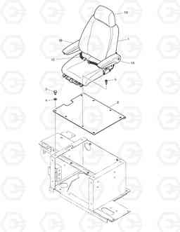 1495 SEAT-OPTION SOLAR 030PLUS, Doosan