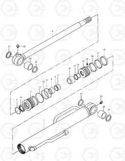 2191 ARM CYLINDER SOLAR 030PLUS, Doosan