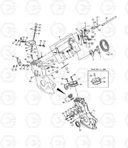 103 TIMING GEAR CASE SOLAR 035, Doosan