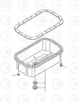 105 OIL PAN SOLAR 035, Doosan