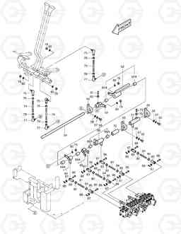 1151 CONTROL LEVER(2) SOLAR 035, Doosan