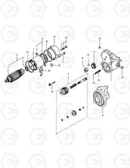 121 STARTER SOLAR 035, Doosan