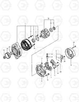 122 GENERATOR SOLAR 035, Doosan