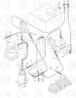 1300 HYDRAULIC PIPING(4) SOLAR 035, Doosan