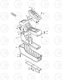 1377 CONTROL STAND(2)-R.H SOLAR 035, Doosan