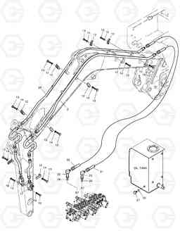 1506 BREAKER PIPING-TWO WAY SOLAR 035, Doosan