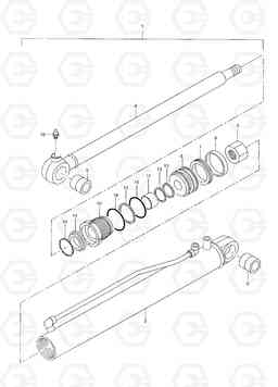 2210 SWING CYLINDER SOLAR 035, Doosan