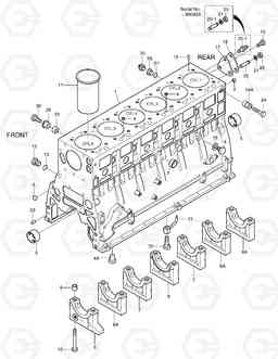 011 CYLINDER BLOCK SOLAR 290LC-V, Doosan