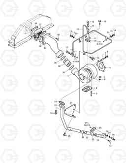 031 TURBO CHARGER & OIL PIPE SOLAR 290LC-V, Doosan