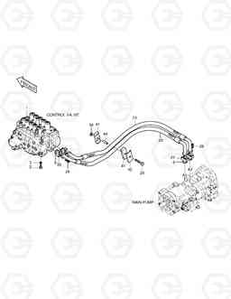 1240 MAIN PIPING(1) SOLAR 290LC-V, Doosan